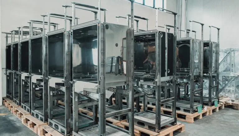 Dettaglio di un assieme in acciaio per il settore medicale