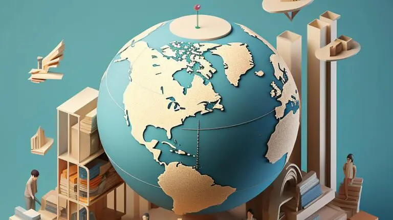 Immagine che rappresenta l’espansione di Metal’s nei mercati internazionali: un globo circondato da persone che lavorano